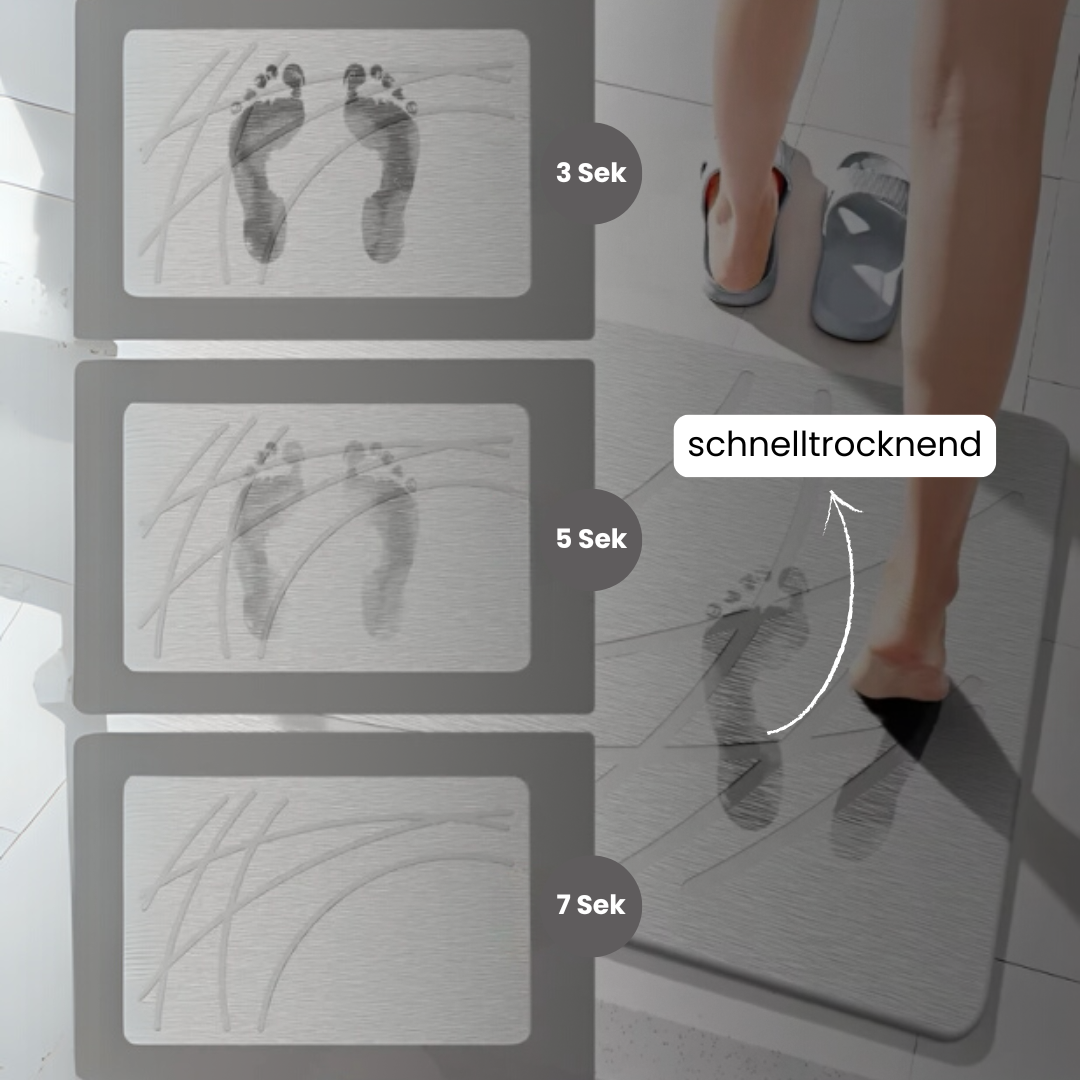 DryLux™ Diatomit-Bodenmatte